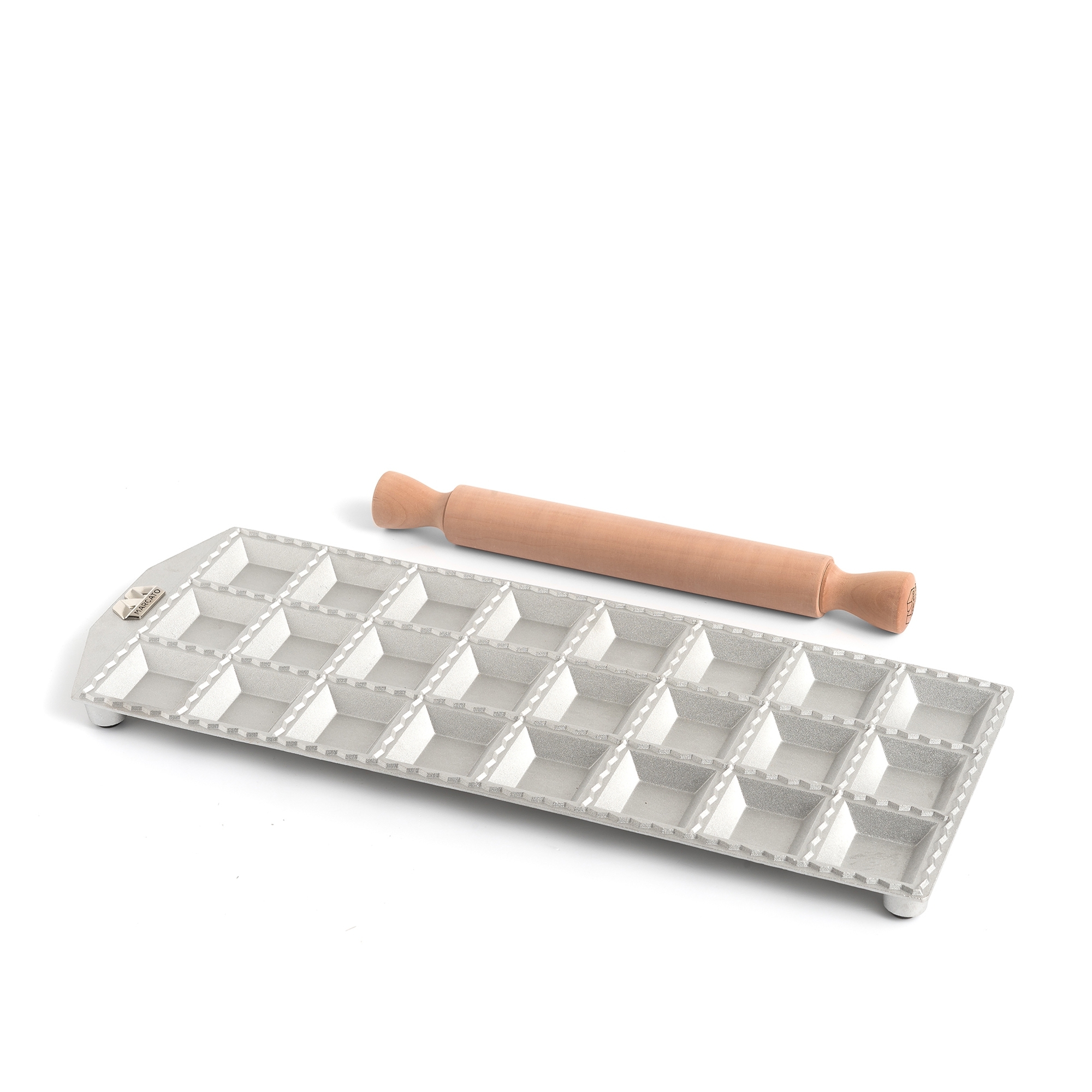 Marcato - Ravioli Tablett - 24 große quadratische Ravioli