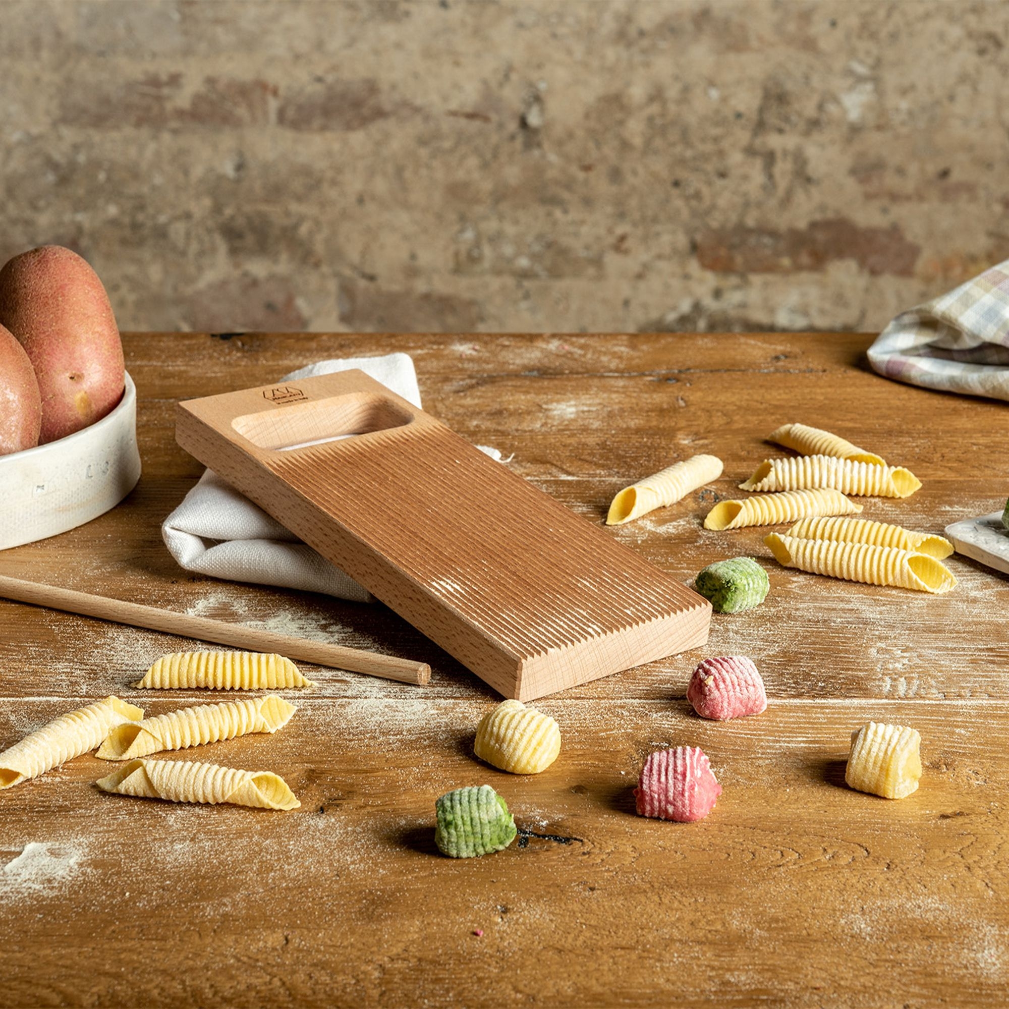 Marcato - Rigagnocchi - Rillenbrett für Garganelli und Gnocchi