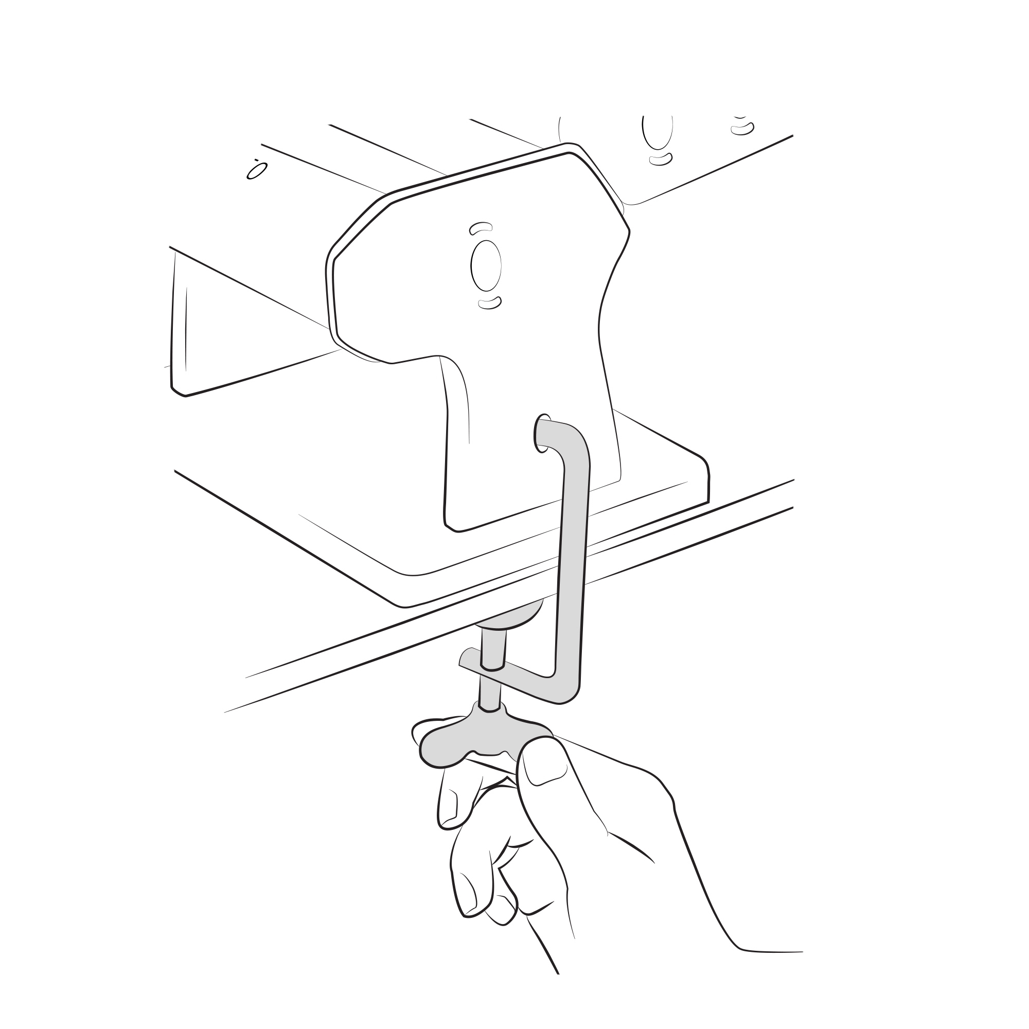 Marcato - Schraubzwinge für Atlas Classic + Ampia - Ersatzteil Marcato - Schraubzwinge für Atlas Classic + Ampia - Ersatzteil