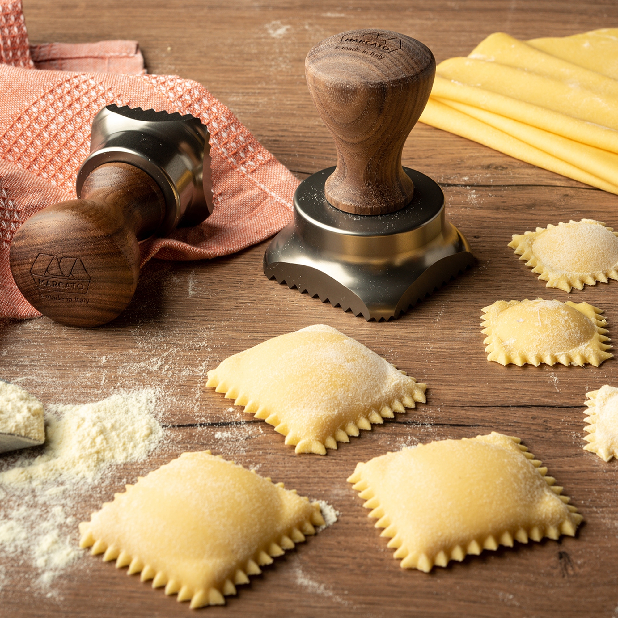 Marcato - Ravioli Cutter Rectangular Zigzag Edge - 60 mm
