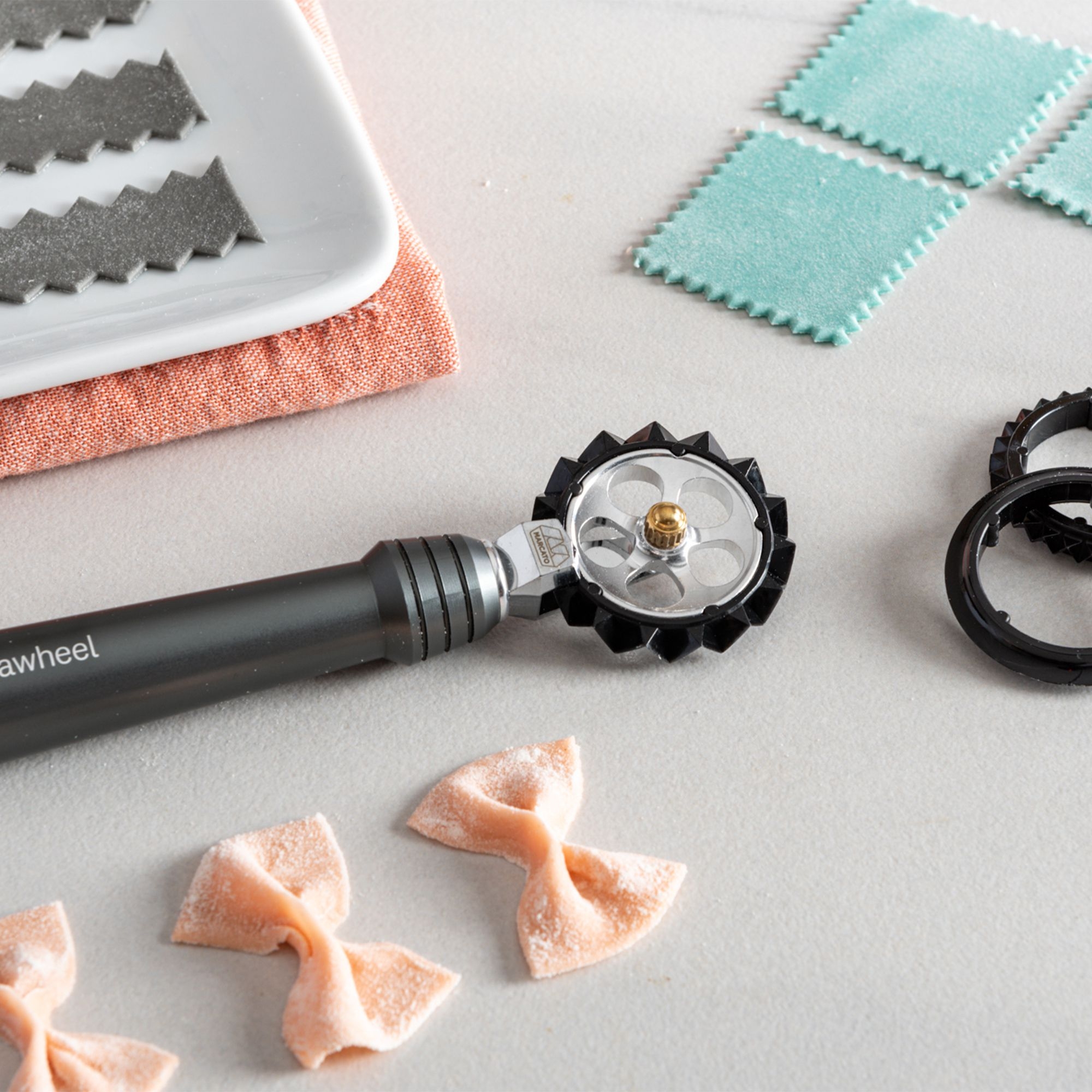 Marcato - Pastaschneider "Pastawheel" - Powder Grey Marcato - Pastaschneider "Pastawheel" - Powder Grey