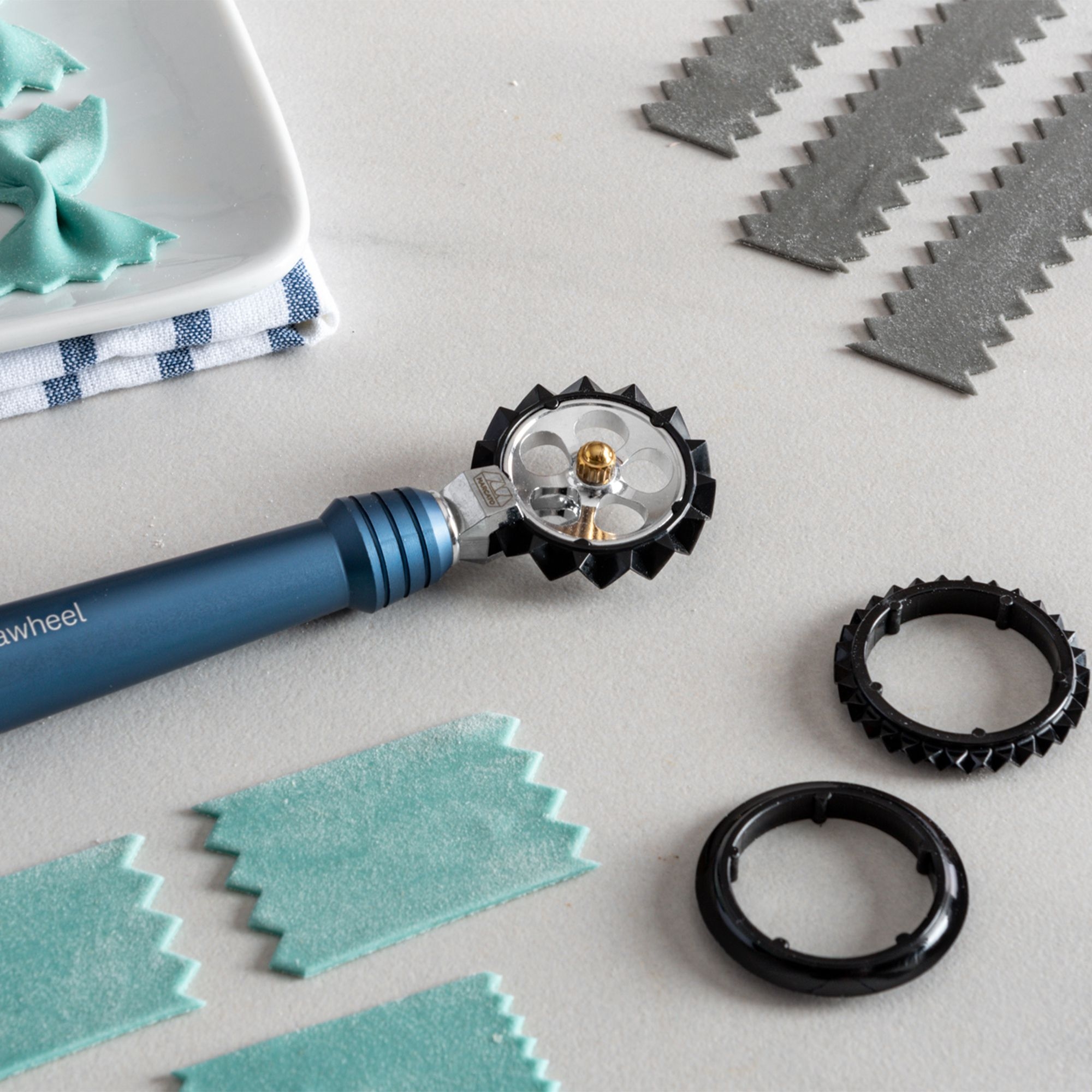 Marcato - Pastaschneider "Pastawheel" - Powder Blue Marcato - Pastaschneider "Pastawheel" - Powder Blue