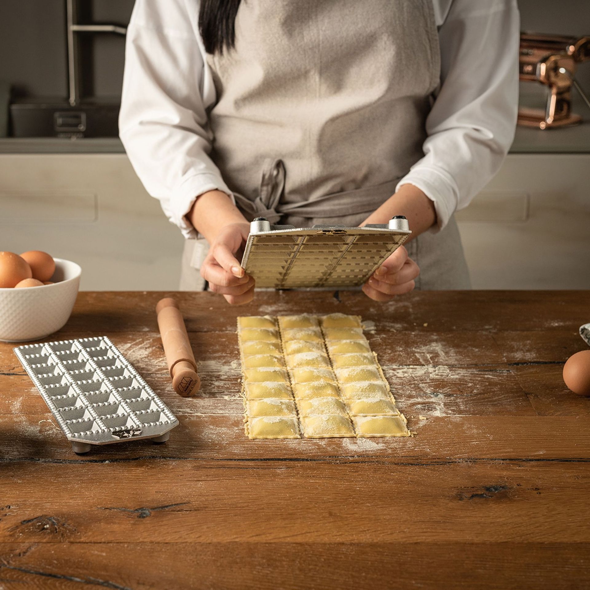 Marcato - Ravioli tablet - 12 large round ravioli